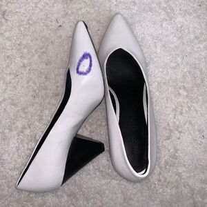 Rebecca Minkoff White Soft Leather pump bride